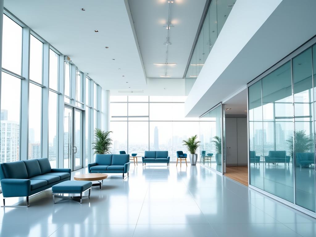 Modern office building architectural photography